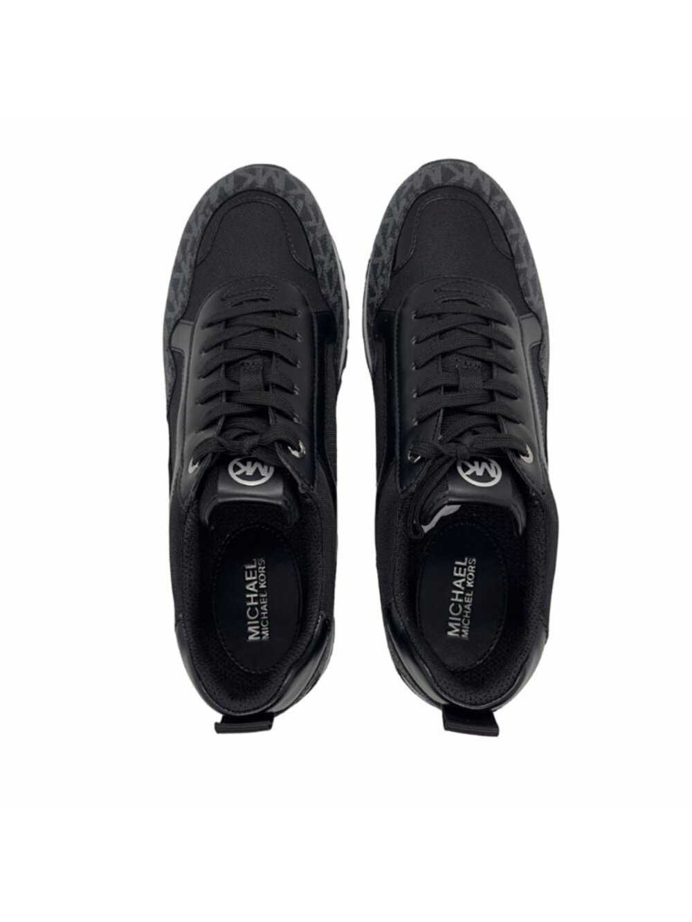 ✨MICHAEL KORS Wilma Trainer sz 9.5 Women Shoes Casual Sneakers Black 49S1WIFS1D✨ - Picture 6 of 10